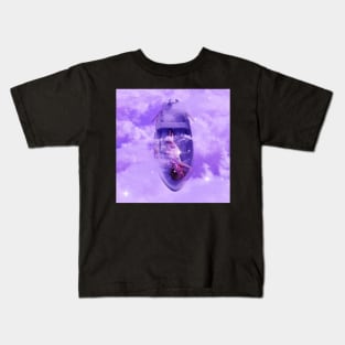 Boating In The Clouds Kids T-Shirt